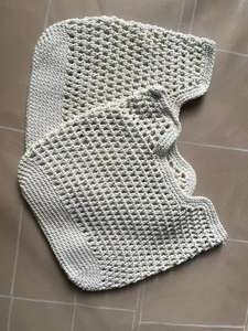 Bolso tejido de algodón de un solo hombro de gran capacidad, bolso de malla hueca de moda de punto, nuevas bolsas de ganchillo para playa - Product Image 4