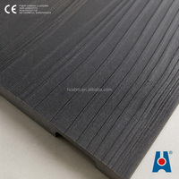 Panneau de revêtement en fibrociment à grain de bois ignifuge A1 8 mm 200x2440 mm pour façade murale extérieure