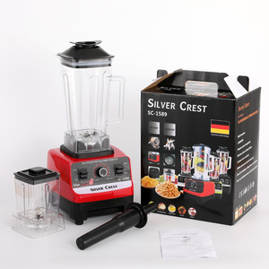 เครื่องปั่นไฟฟ้าขนาด 2 ลิตร สำหรับใช้งานเชิงพาณิชย์ ใบมีด 6 ใบ แข็งแรงทนทาน 7 ระดับความเร็ว เครื่องทำสมูทตี้อเนกประสงค์ เครื่องปั่นน้ำผลไม้สำหรับครัวและโรงแรม - Product Image 1