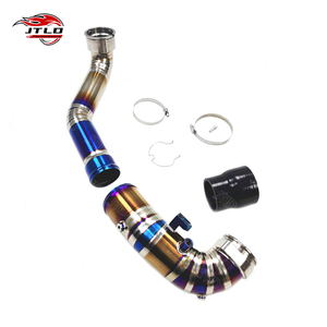 JTLD Prise d'air haute performance en alliage de titane pour BMW B58 Série G / Tuyau de suralimentation Toyota GR Supra A90 Or brûlé - Product Image 4