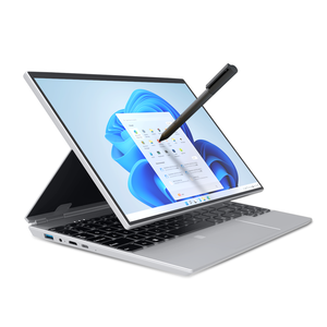 Portátil de 14 pulgadas para negocios, delgado y ligero, lápiz óptico de apertura y cierre de 180 grados, compatible con Intel N95, CPU, portátil para oficina - Product Image 2