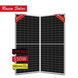 Paneles Solares Bifaciales de Vidrio <span class=keywords><strong>Bual</strong></span> Mono Module Half Sell Rosen de 550w 560w 570w, ¡Venta Rápida! - Product Image 2