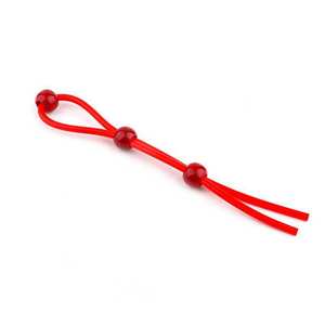 Consolador de tubo ajustable de silicona ecológico médico para hombre adulto, anillo de pene rojo, eyaculación retardada, fiesta promocional RC - Product Image 5
