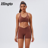Soutien-gorge et short de yoga ODM OEM personnalisés ensemble 2 pièces nouveau design de vêtements de gym ensemble de vêtements de sport de haute qualité pour femmes