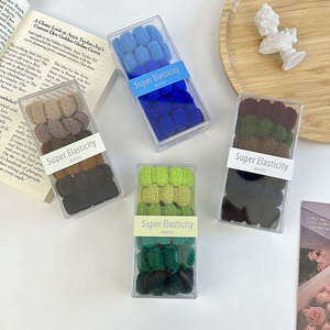 6 шт., эластичные бесшовные резинки для волос - Product Image 2