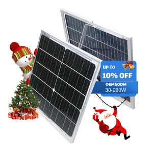 Black Sunpower Solar Energy Cell Panel Residencial Portable Kit Paneles Solares Monocrystalline Bifacial Solar Panels For Home