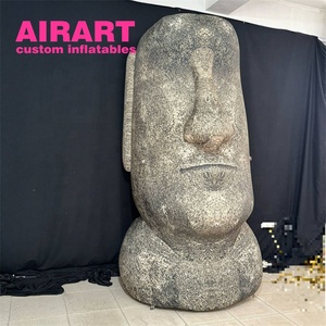 Modèle <span class=keywords><strong>de</strong></span> personnage gonflable géant à texture <span class=keywords><strong>de</strong></span> pierre pour l'affichage d'événements muséaux, statues <span class=keywords><strong>de</strong></span> tête d'île <span class=keywords><strong>de</strong></span> Pâques Moaï - Product Image 6