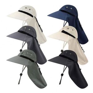 Sombrero de Sol de Nailon con Protección UV para Exteriores, con Visera y Solapa para el Cuello, para Caza, Pesca, Senderismo, Camping, Deportes, Viajes, para Hombres y Mujeres, para las Cuatro Estaciones - Product Image 1