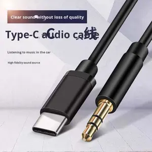 Adaptador de Audio Tipo <span class=keywords><strong>C</strong></span> a Conector Auxiliar de 3.5 mm, Cable Auxiliar <span class=keywords><strong>USB</strong></span> <span class=keywords><strong>C</strong></span> para Automóvil, Cable Auxiliar para Auriculares y Altavoces, Adaptador de Conector para Auriculares - Product Image 2