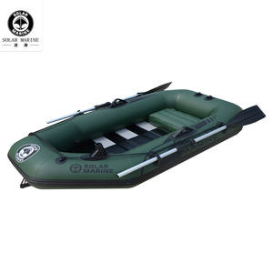 قارب صيد لشخص واحد بطول 1.75 متر (5.7 قدم) قابل للنفخ من مادة PVC مع لحام كامل بدون غراء مقاوم للأشعة فوق البنفسجية والماء المالح - Product Image 3