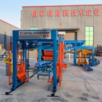 Machine de fabrication de blocs de béton QT6-15 entièrement automatique et hydraulique pour la production de briques creuses et de pavés autobloquants en ciment