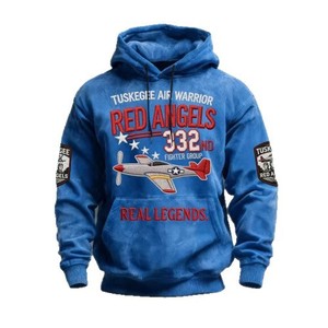 Sudadera con Capucha America Eagle para Hombre, Impresión por Sublimación 2025, Tejido de Poliéster de 300 g/m², Transpirable, Manga Regular con Bolsillo - Product Image 2