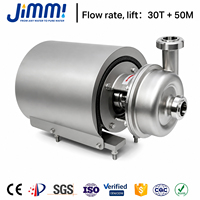 Pompe centrifuge OEM Pharma en acier inoxydable 316L sanitaire haute pureté pour transfert de liquides médicaux