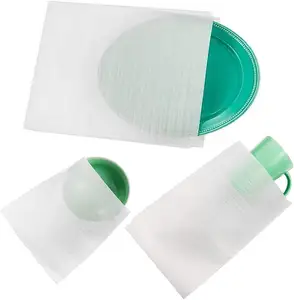 3种尺寸的厚垫包装袋泡沫包装纸包装袋防止碎裂和破损，用于包装、移动、运输