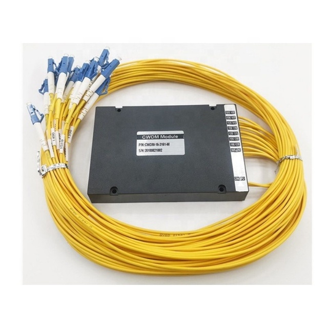 2/4/8/16 CWDM Module Fiber Optic Mux/Demux ABS 1270-1610nm Fwdm DWDM Splitter 4/8/16 Multiplexer Production Machine Fwdm DWDM