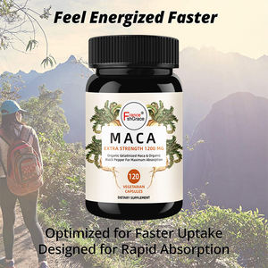 1200 MG Extracto de raíz de Maca orgánica potenciador de la Libido <span class=keywords><strong>para</strong></span> mujeres y hombres suplemento afrodisíaco suplemento de raíz de Maca 120 cápsulas - Product Image 4