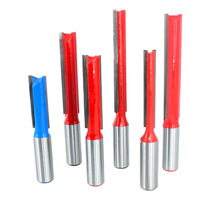 Fraise à face droite TCT CR Laiwei à queue de 6,35 mm, insert en carbure monobloc super dur HRC85, 1 ou 2 dents, pour fraisage