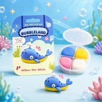 Kit de Arcilla Seca al Aire Fantasy Wilbur the Whale, Juguete de Escultura DIY, Set Creativo de Modelado para Niños