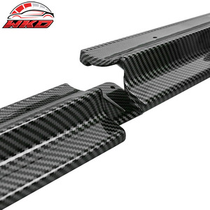 Jupes latérales style IKON V3 en fibre de carbone brillante pour Tesla Model Y 2020-2025 - Product Image 5