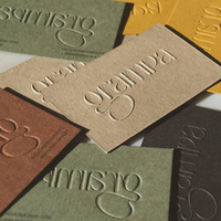 Cartes de visite personnalisées en relief, papier épais de luxe, cartes de visite personnalisées pour entreprise