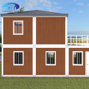 บ้านสำเร็จรูปหรูหราทันสมัยจากโรงงานจีน ราคาประหยัด บ้าน 2 3 4 ห้องนอน บ้านคอนเทนเนอร์แบบแพ็คสำเร็จ วัสดุเหล็กสำหรับอยู่อาศัยกลางแจ้ง - Product Image 3