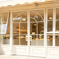 Portes Françaises en Aluminium pour l'Extérieur – Portes d'Entrée de Maison Vintage – Porte d'Entrée Étanche et Hermétique – Cloison de Séparation de Pièces