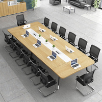 Mobilier de bureau Ensemble de bureau Table de bureau pour salle de conférence Table de réunion Tables de conférence modernes