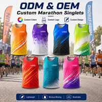 Camiseta Deportiva Personalizada Gahumi para Correr, Sublimada, Ligera, Transpirable, de Secado Rápido, para Maratón