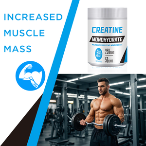 Polvo de Monohidrato de Creatina pura de etiqueta privada de suministro de fábrica 99% pureza 250g para polvo de creatina HCL de construcción muscular - Product Image 5