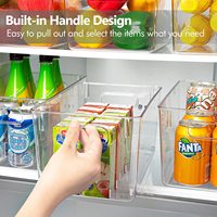 Boîtes de rangement alimentaire multifonctionnelles hermétiques pour la cuisine à domicile, en plastique transparent, organisateur de réfrigérateur multifonctionnel