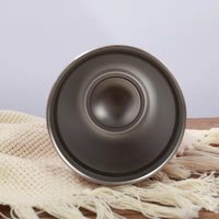 Bouteille d'eau durable et portable de 16 oz, tasse de voyage en acier inoxydable à double paroi, thermos de voiture empilable avec technologie sous vide