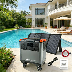 Centrale électrique portable BIGINVERTER 4000W 4000Wh pour camping, villa, balcon, rassemblements, alimentation de secours domestique et énergie solaire - Product Image 1