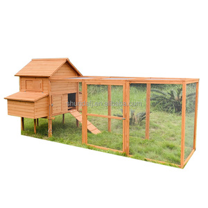 SHUNDA Custom High-quality Luxury Modern Print Spacious Durable Outdoor Wooden <b>Large</b> Chicken Coop Run Backyard Farming All - Product Image 2
