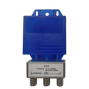 מיקסר/דיפלקסר/קומבינר טלוויזיה+לווין חיצוני עמיד למים Highfly, טווח תדרים 5-860/950-2150 מגהרץ - Product Image 1