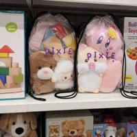 Sacs à cordon de Noël très demandés, personnalisables avec logo, en PVC transparent, pour cadeaux de fêtes, bonbons, jouets en peluche, pour machines à griffes et jeux d'arcade, en gros