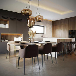 Nordique minimaliste Art déco salle à manger abat-jour en verre suspension chambre chevet Restaurant Bar comptoir luminaire lustre - Product Image 5