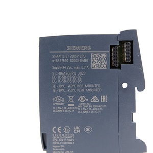 Contrôleur industriel 6ES7510-1DK03-0AB0, module CPU SIMATIC ET 200SP, PLC, mémoire 200KB/1MB, commutateur 3 ports pour l'automatisation - Product Image 1