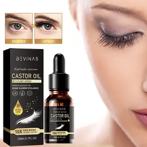 Castor Oil Eyelash Liquid Is ThickMoisturizing Naturally Slender Black Curly And Gentle For Eyelash Care