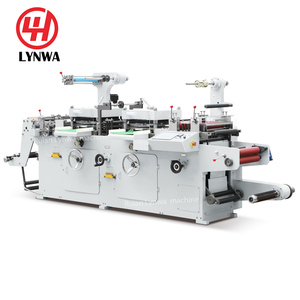 HJMQ-350G à grande vitesse deux stations étiquette adhésive coupe feuille estampage poinçon coupe lit plat Die Cutter Machine - Product Image 1