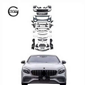 W217 S65กันชน S63สำหรับรถ <span class=keywords><strong>Mercedes</strong></span> W217 C217 <span class=keywords><strong>S</strong></span> Class <span class=keywords><strong>S</strong></span> <span class=keywords><strong>Coupe</strong></span> ที่ S63 <span class=keywords><strong>AMG</strong></span> S65 <span class=keywords><strong>AMG</strong></span> bodykit กระจังหน้ารถ - Product Image 1