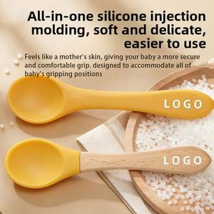 Cuchara de Silicona de Grado Alimenticio para Bebés, para una Alimentación Suave, Libre de BPA, con Flujo Variable, Duradera, Ecológica - Product Image 2