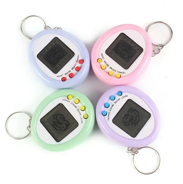 2023 Retro Handheld Electronic Pets Game Virtual 168 Animals In One Classic Tamagotchi Keychain Toys