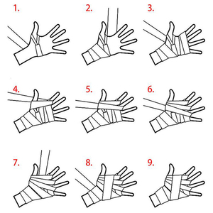 Vendas de Boxeo Transpirables Estilo Mexicano Semi-Elásticas, Soporte de Muñeca para MMA, Guantes Deportivos Unisex para <span class=keywords><strong>Muay</strong></span> <span class=keywords><strong>Thai</strong></span>, 1 Par - Product Image 6