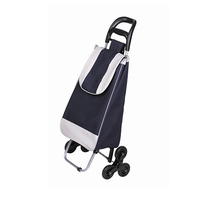 Vente en gros Offres Spéciales Chaise de Shopping Pliante 3 Roues Peut Monter Escalier Chariot Main Pliant Bagages Chariot Sac Avec Roue