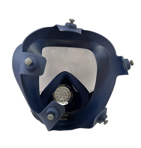 Masque respiratoire intégral avec cartouches filtrantes pour vapeurs organiques, réutilisable, en silicone, pour utilisation dans la production chimique - Product Image 6