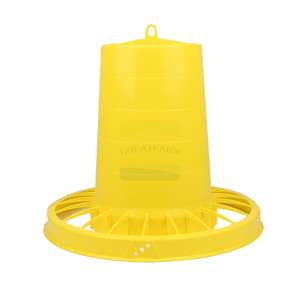 Comedero Colgante para Aves <span class=keywords><strong>de</strong></span> <span class=keywords><strong>Corral</strong></span> <span class=keywords><strong>de</strong></span> 22L, Amarillo - Comedero <span class=keywords><strong>de</strong></span> Plástico para Pollos, Gallinas y Patos - Product Image 1