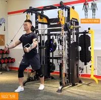 Rak Squat Gym Profesional, Peralatan Kebugaran Multifungsi Hidup Mesin Smith Gym