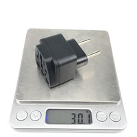Adaptateur universel de prise européenne Type-C rond 2 broches Prise de conversion de voyage européenne US UK AU vers Euro Multi Plug Outlet