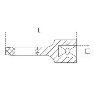 Extractores BETA - 014290005 para tornillos y espárragos dañados con accionamiento cuadrado de 3/8 ''y 1/2'' (multipaquete) EXTRACTORES - Product Image 2