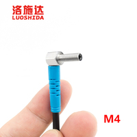 Capteur de proximité photoélectrique diffus optique Lumière visible M4 M5 M6 Capteur laser coudé à 90 degrés